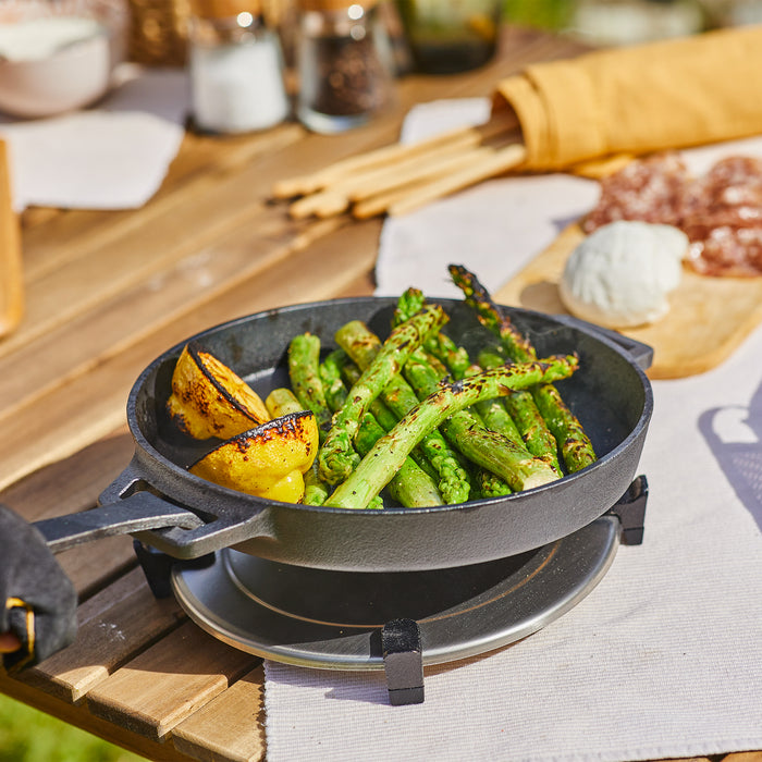 Skillet Plate Lifestyle | Click this image to open up the product gallery modal. The product gallery modal allows the images to be zoomed in on.