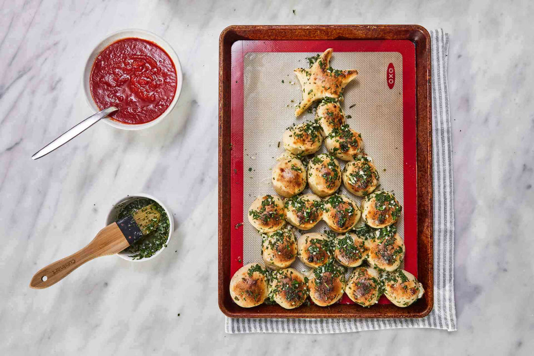 Stuffed Dough Ball Christmas Tree