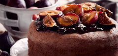 Grilled Seasonal Stone Fruit Milk Cake 