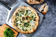 Porcini and Provolone Pizza