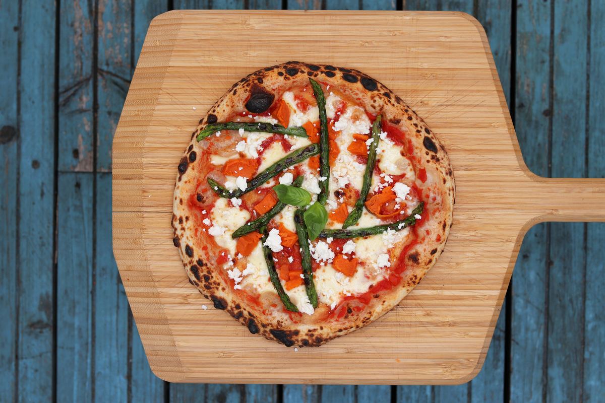 Sweet Potato, Asparagus and Feta Pizza — Ooni Australia