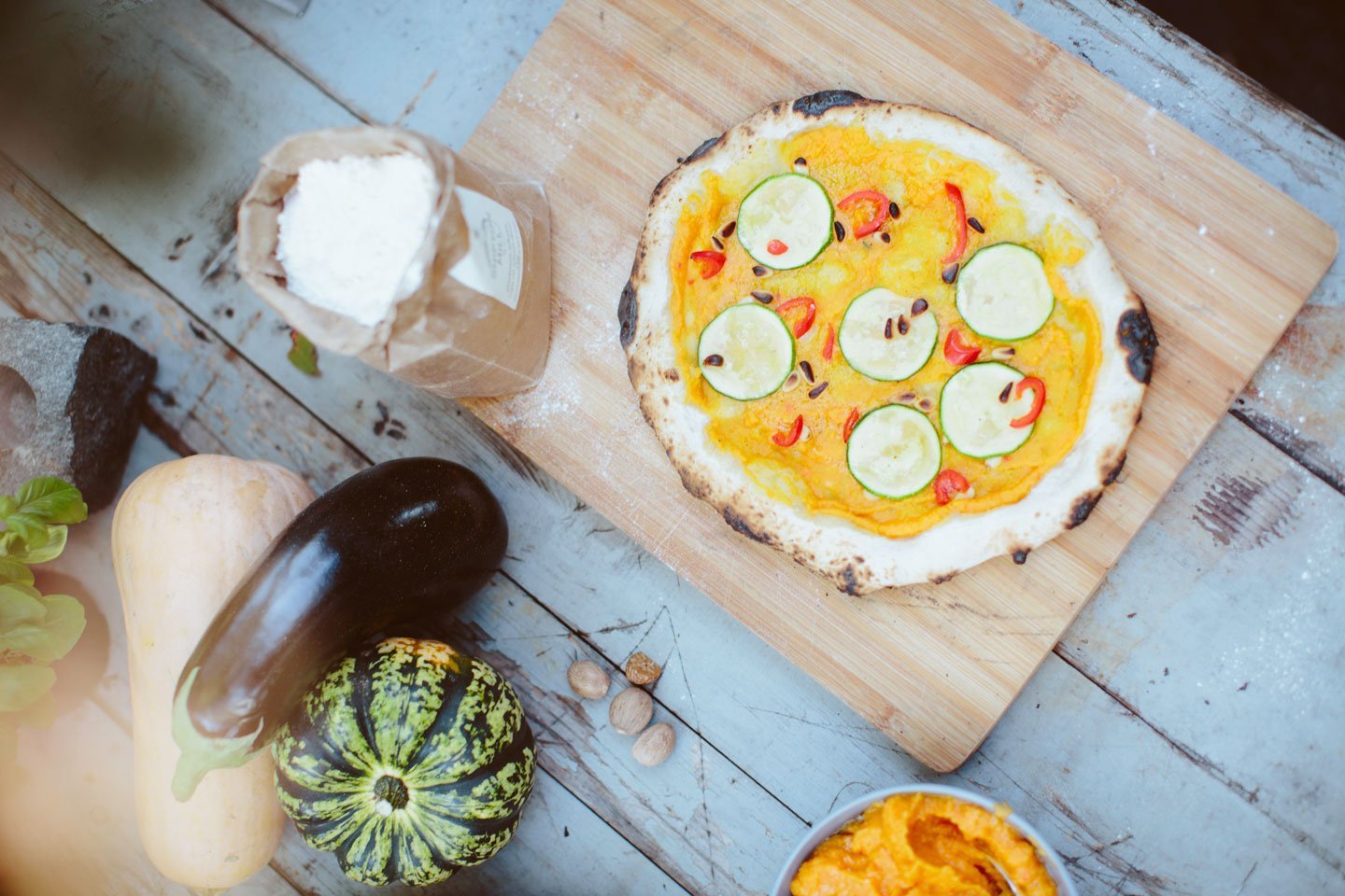 Pumpkin, Zucchini &amp; Chilli Pizza — Ooni Australia