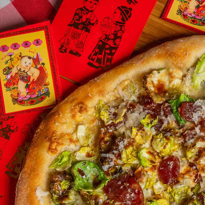 How Derrick Tung of Paulie Gee’s Logan Square Invented His Lap Cheong Chinese New Year Pizza