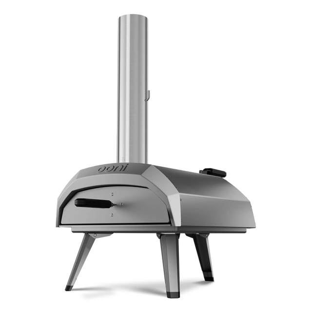 Ooni Karu 12 Multi-fuel pizza oven with door on 