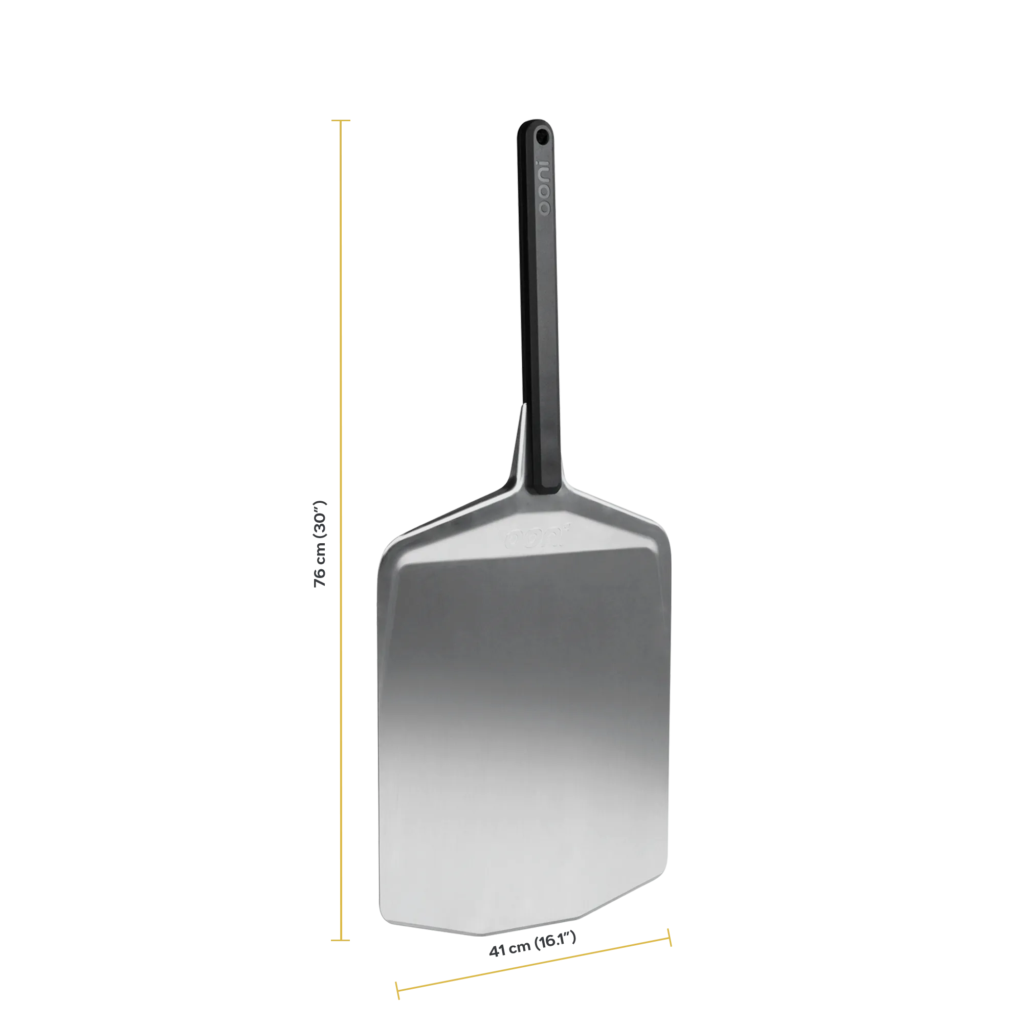 Ooni Pizza Peel  16" with dimensions 76cm (30") x 41cm (16.1")