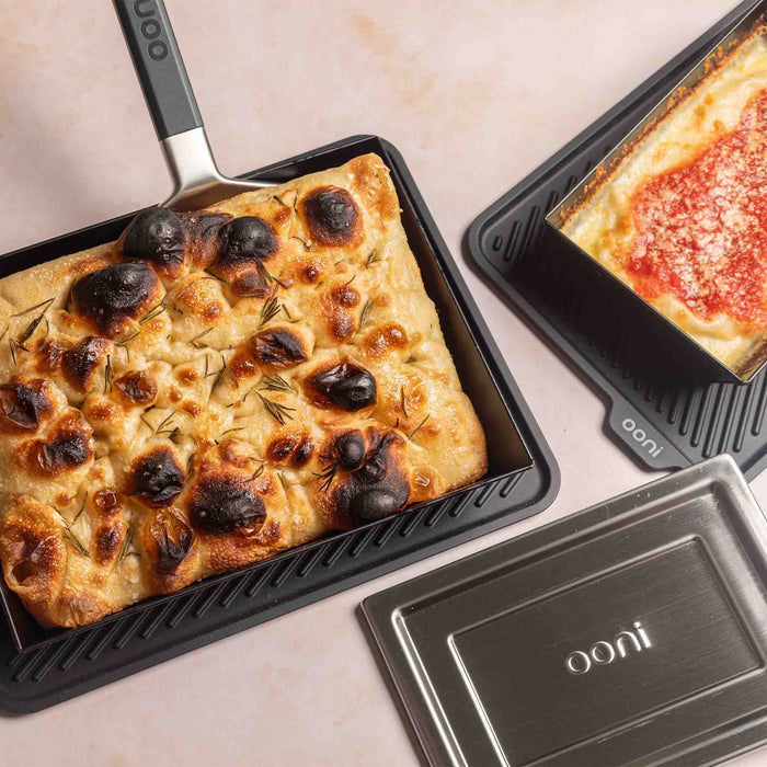 Ultimate Detroit Pizza Pan Bundle - Small | Click this image to open up the product gallery modal. The product gallery modal allows the images to be zoomed in on.