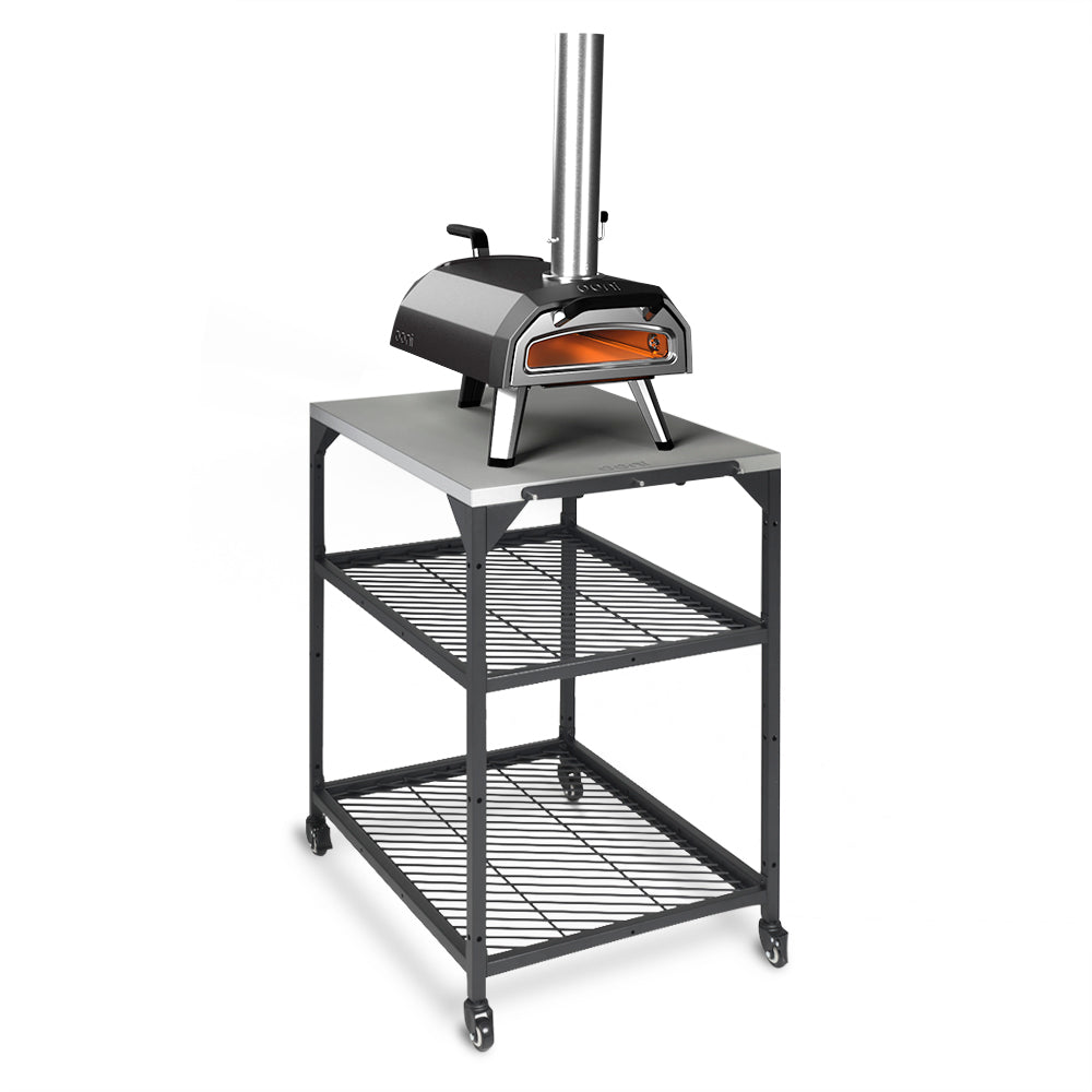 Ooni Karu 2 on top of the Ooni Medium Modular Table