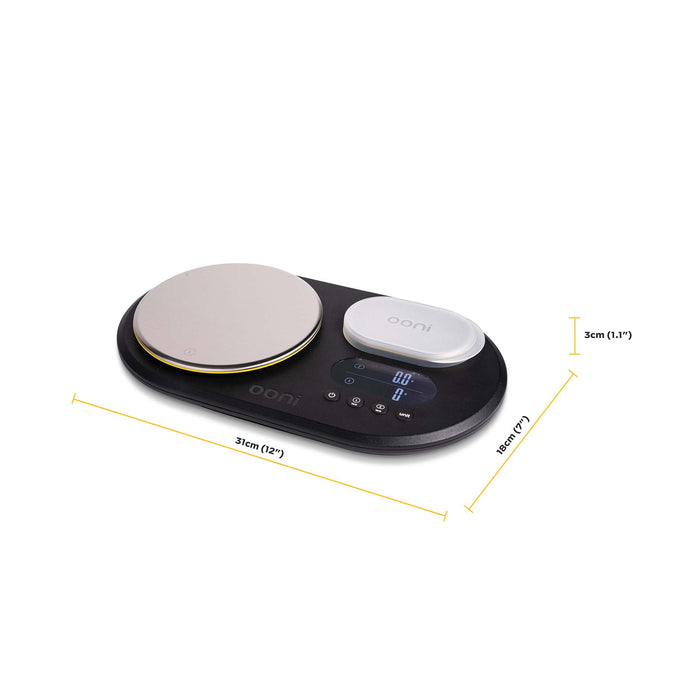 Ooni Dual Platform Digital Scales Measurements | Click this image to open up the product gallery modal. The product gallery modal allows the images to be zoomed in on.